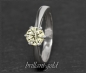 Preview: Brillant Ring 585 Gold 1,04ct, zart gelb, Si2
